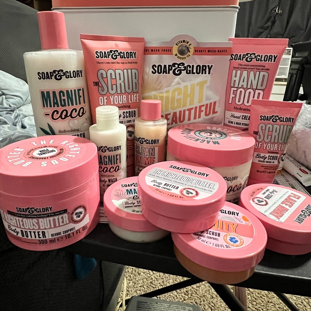 Soap & Glory Pink Skincare Collection